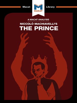 cover image of A Macat Analysis of The Prince
